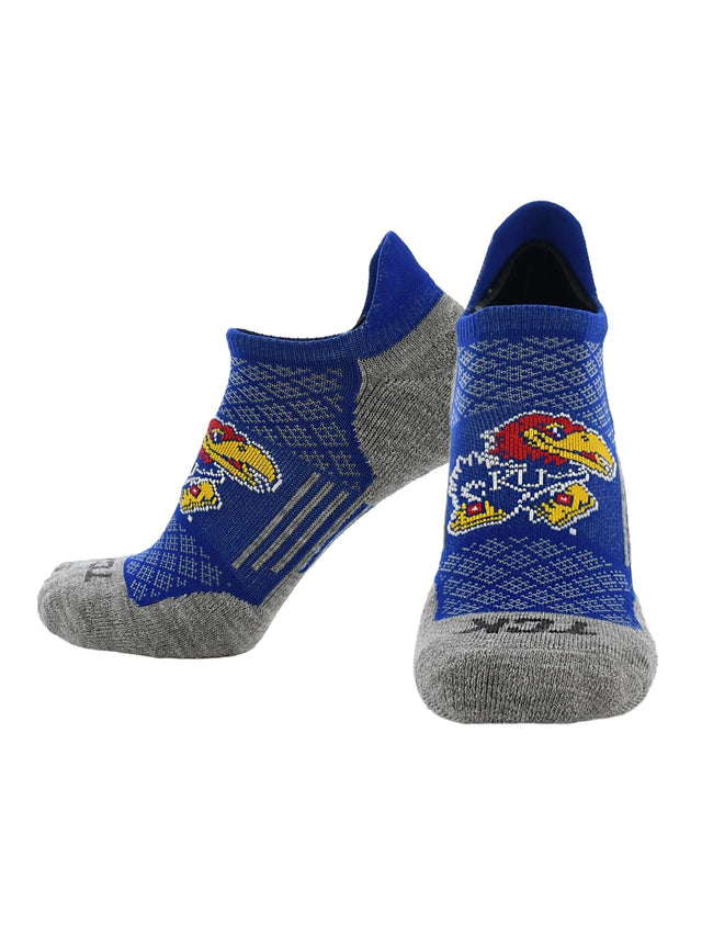 Kansas Jayhawks No Show Tour Socks