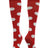 TCK Krazisox Polka Dot Over The Calf Socks (Scarlet/White, Small)