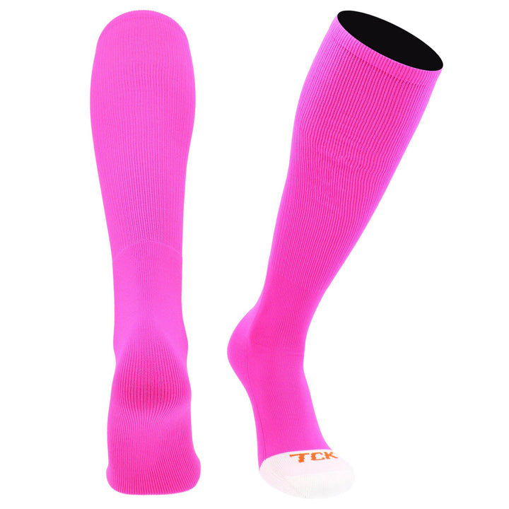 youth size pink soccer socks
