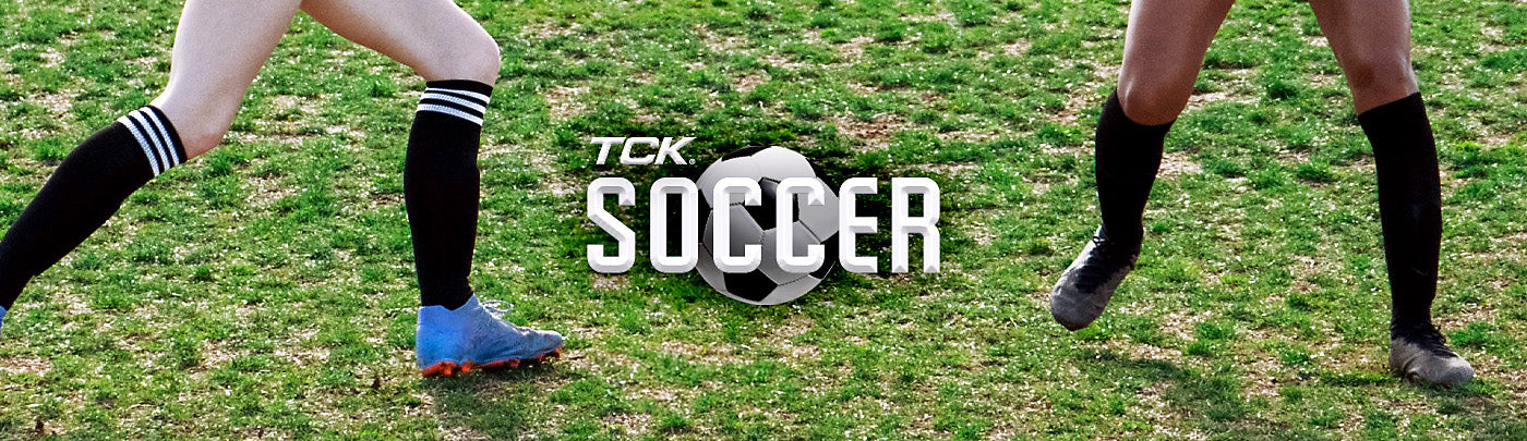 Fold Down Socks for Soccer with Stripes and European Design — TCK