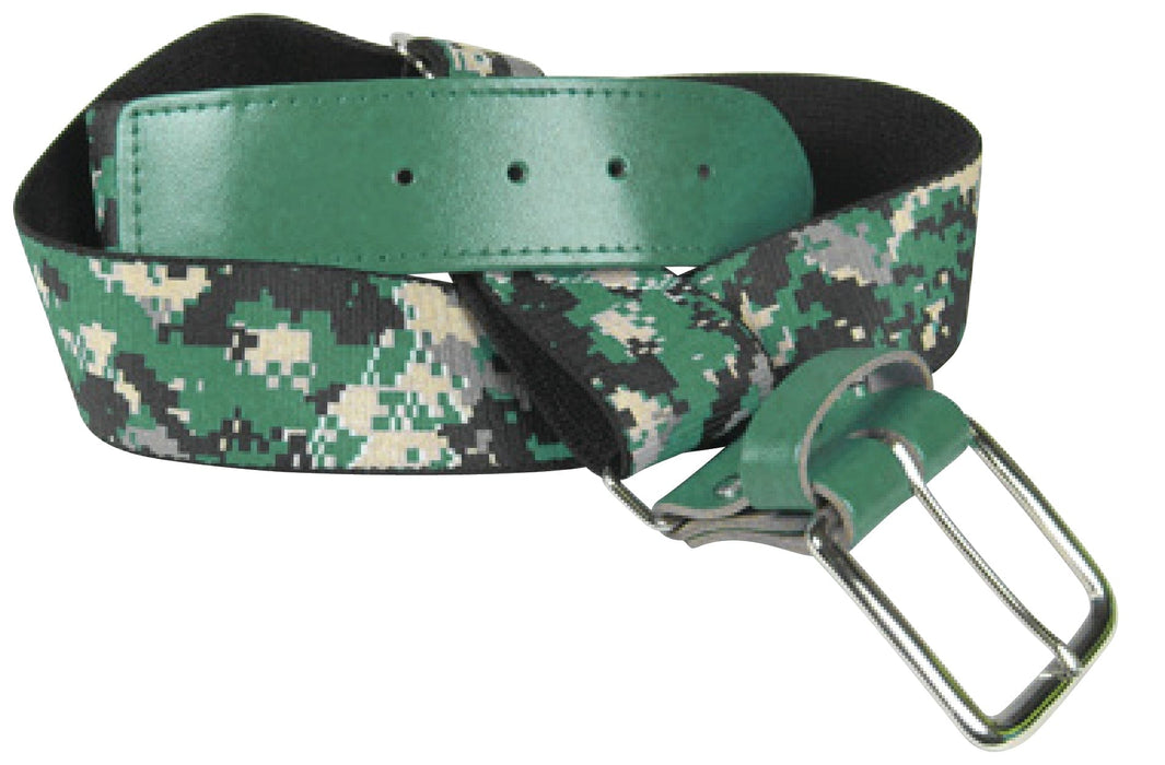 TCK Dark Green / Adult Digital Camo Design Baseball Belt and Softball Belt