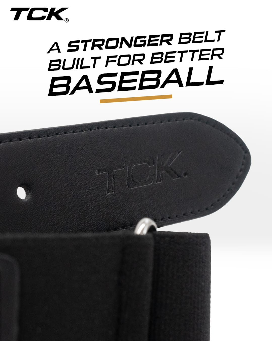 TCK Pro Baseball & Softball Belt | Premium Stretch Fit | Sizes for Youth & Adults
