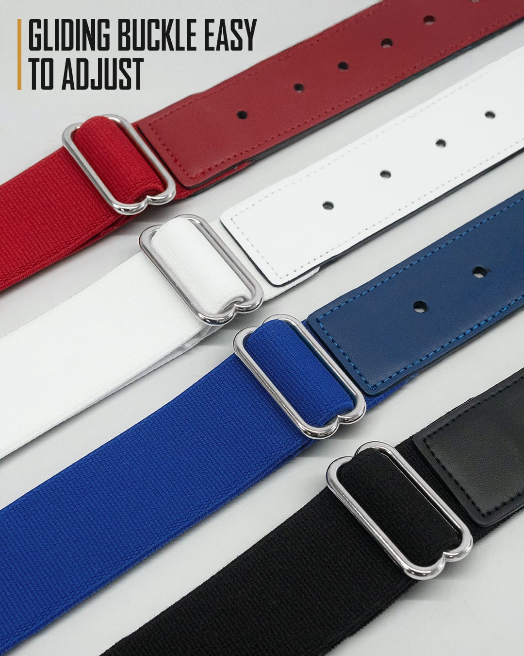 TCK Pro Baseball & Softball Belt | Premium Stretch Fit | Sizes for Youth & Adults