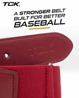 TCK Pro Baseball & Softball Belt | Premium Stretch Fit | Sizes for Youth & Adults