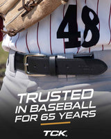 TCK Pro Baseball & Softball Belt | Premium Stretch Fit | Sizes for Youth & Adults