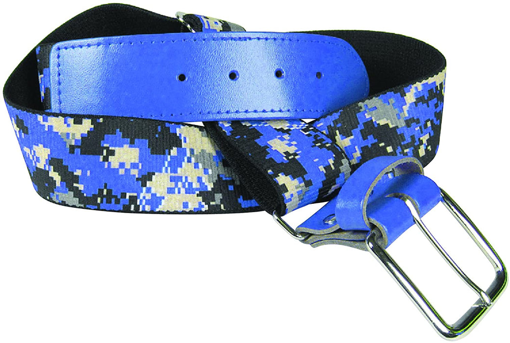 TCK Royal / Adult Digital Camo Design Baseball Belt and Softball Belt