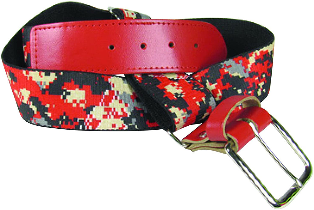 TCK Scarlet / Adult Digital Camo Design Baseball Belt and Softball Belt