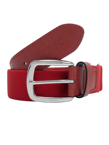 TCK Scarlet / Adult Pro Baseball & Softball Belt | Premium Stretch Fit | Sizes for Youth & Adults