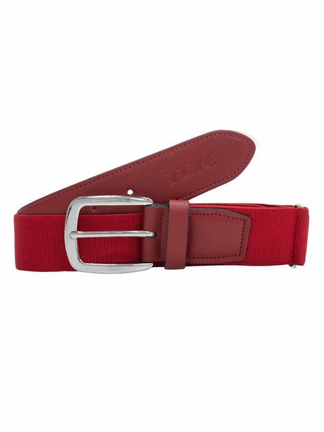 TCK Scarlet / Youth Pro Baseball & Softball Belt | Premium Stretch Fit | Sizes for Youth & Adults