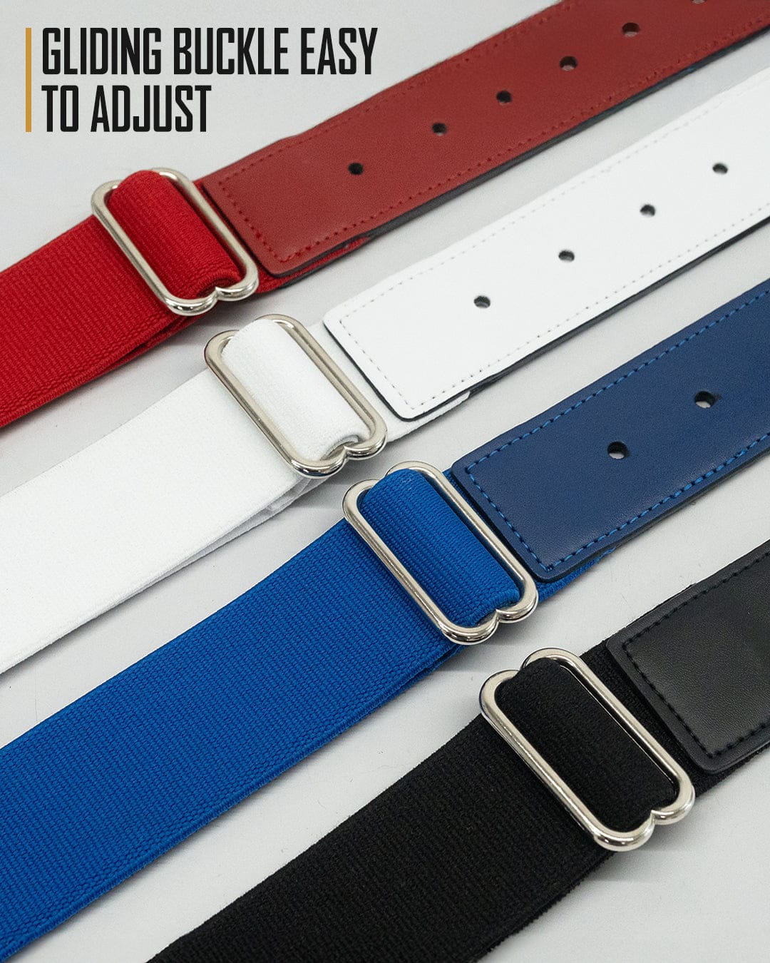TCK TCK Movement Series Baseball Belt | Heavy-Duty Elastic & Zinc Locking Buckle