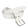 TCK White / Adult Baseball Belt Softball Belt