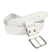 TCK White / Adult Baseball Belt Softball Belt