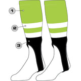 TCK Base/Top/Stripes/Cut Length / Small Custom Baseball Stirrups - Pattern G