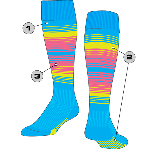 TCK Custom Baseball and Softball Socks - Dugout Collection