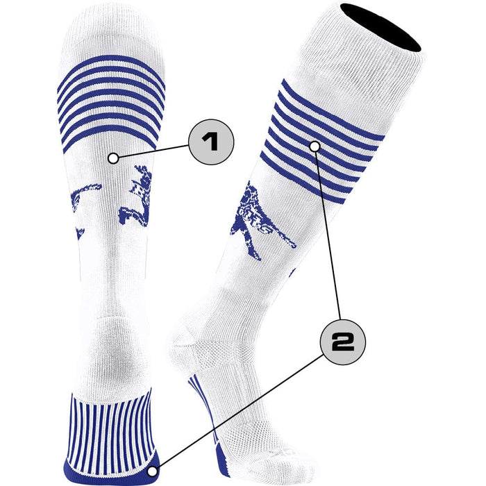 TCK Custom Baseball Socks - Diamond Builder Pattern 2