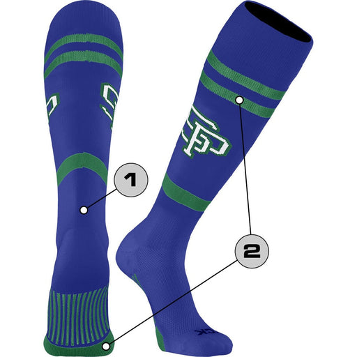 TCK Custom Baseball Socks - Diamond Builder Pattern 4