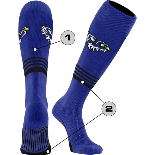 TCK Custom Baseball Socks - Diamond Builder Pattern 5