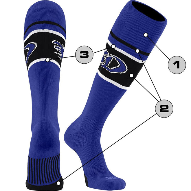 PEAR SOX Striped OTC Baseball, Softball, Football Socks (A) Royal PEAR SOX Striped OTC Baseball, Softball, Football Socks (A) Royal