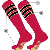 TCK Custom Baseball Socks - Diamond Builder Pattern 8