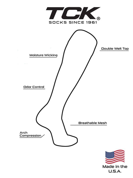 TCK Custom Dugout Baseball Stirrup Socks - Pattern A