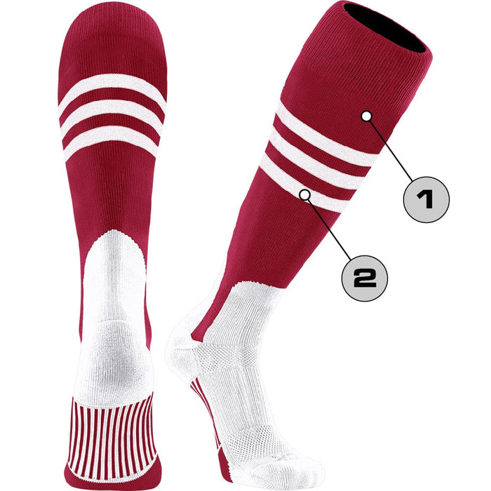 TCK Custom Dugout Baseball Stirrup Socks - Pattern B