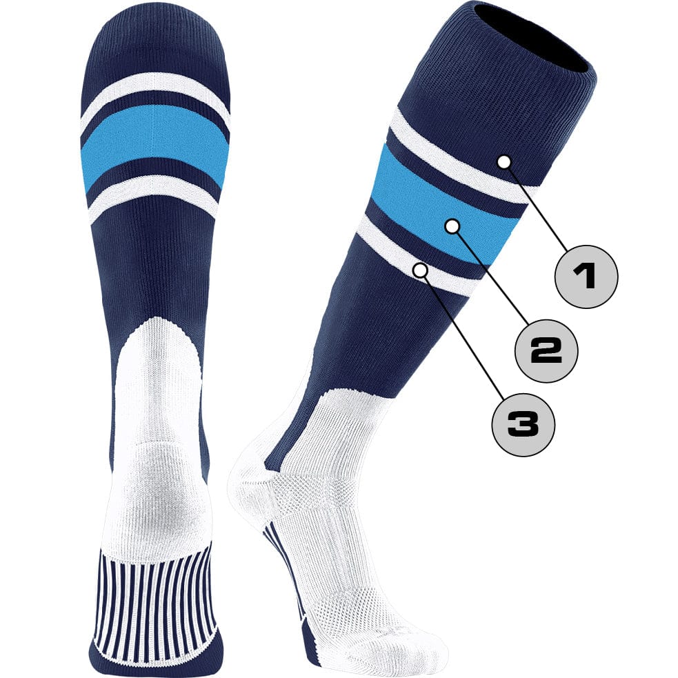 Custom Baseball Stirrup Socks Dugout Pattern E – TCK