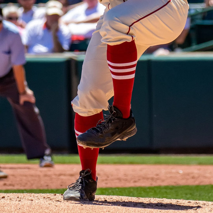 TCK Custom Dugout Striped Baseball Socks - Pattern E