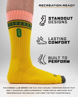TCK Custom Logo Pencil Crew Socks