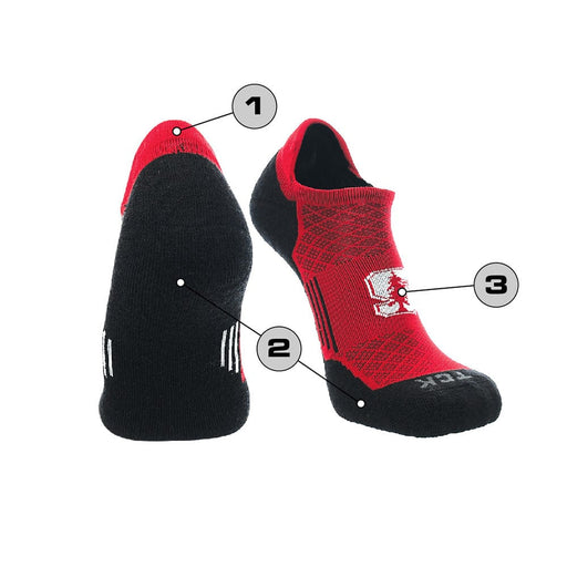 TCK Custom No Show Socks with Heel Tab - Tour Sock