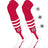 TCK Custom Over the Knee Baseball Stirrup Socks - Dugout Pattern B