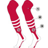 TCK Custom Over the Knee Baseball Stirrup Socks - Dugout Pattern B