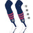 TCK Custom Over the Knee Baseball Stirrup Socks - Dugout Pattern D