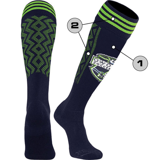 TCK Custom Soccer Socks - Striped Premier