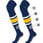 TCK Custom Striped Over the Knee Baseball Socks - Dugout Pattern E