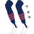 TCK Stirrup/Stripes/Accent/Sock / Large Custom Over the Knee Baseball Stirrup Socks - Dugout Pattern D