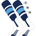 TCK Stirrup/Thick Stripe/Thin Stripe/Sock / Large Custom Dugout Baseball Stirrup Socks - Pattern E