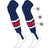 TCK Stirrup/Thick Stripe/Thin Stripe/Sock / Large Custom Over the Knee Baseball Stirrup Socks - Dugout Pattern E