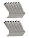 TCK 12 Pairs Grey / Medium Long Work & Athletic Socks Over the Calf 6-Pack