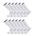 TCK 12 Pairs-White / X-Large Work & Athletic Crew Socks Multi Pack