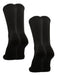 TCK 2 Pairs-Black / Small Prosport Crew Socks - Team Colored Crew Socks For All Sports