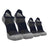TCK 2 Pairs Navy/Heather Grey / Large Tour No Show Golf & Running Socks
