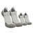 TCK 2 Pairs White/Grey / Medium TCK Low Cut Merino Wool Golf Socks Performance Blend