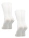 TCK 2 Pairs-White / Small Prosport Crew Socks - Team Colored Crew Socks For All Sports