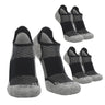 TCK 3 Pairs Black/Grey / Large TCK Low Cut Merino Wool Golf Socks Performance Blend