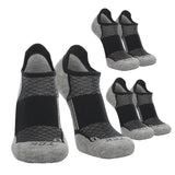 TCK 3 Pairs Black/Grey / Large The Tour Golf Socks for Men and Women's No Show