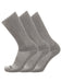 TCK 3 Pairs-Grey / Medium Work & Athletic Crew Socks Multi Pack