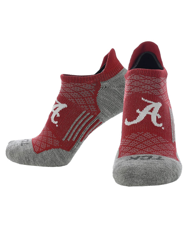 TCK Alabama Crimson Tide / Large Alabama Crimson Tide No Show Tour Socks