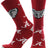 TCK Alabama Crimson/White / Large Alabama Crimson Tide Mayhem Crew Socks
