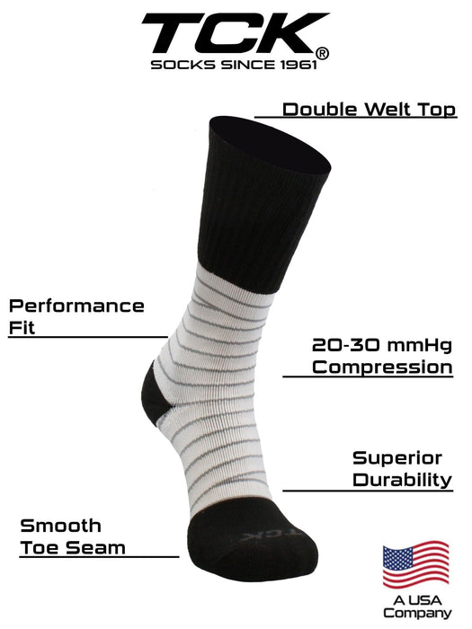 TCK Ankle Support Tape Socks For Football, Basketball, & Volleyball