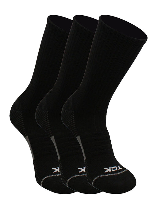  Bolter 18 Pack Men's Athletic Crew Socks for All Day Comfort  Fully Synthetic (8-12, Black) : Clothing, Shoes & Jewelry